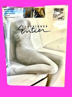 Classiques Entier Hosiery CONTROL PANEL Pantyhose NU NAVY Size C
